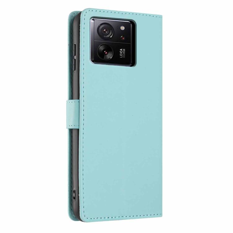 For Xiaomi 13T / 13T Pro Tree Cat Embossed Flip Vegan Leather Phone Case