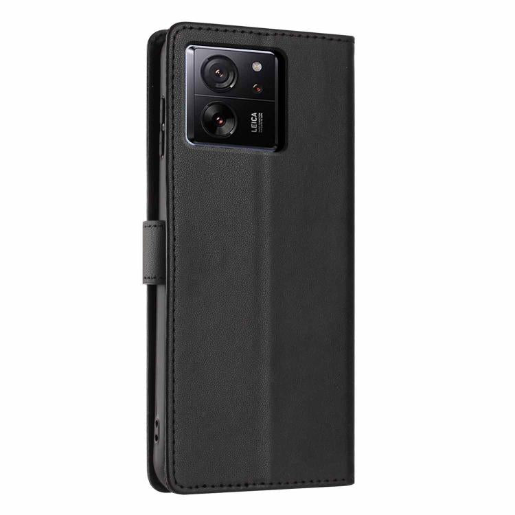For Xiaomi 13T / 13T Pro Tree Cat Embossed Flip Vegan Leather Phone Case