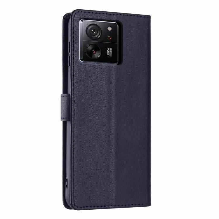 For Xiaomi 13T / 13T Pro Tree Cat Embossed Flip Vegan Leather Phone Case