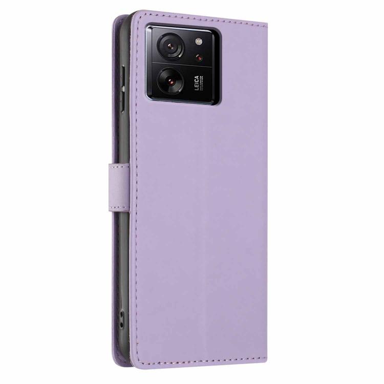 For Xiaomi 13T / 13T Pro Tree Cat Embossed Flip Vegan Leather Phone Case