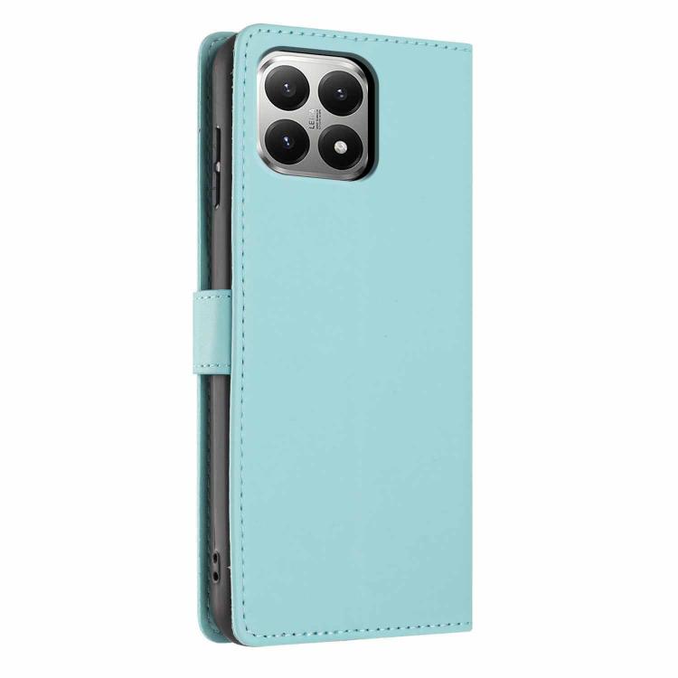 For Xiaomi 15T Tree Cat Embossed Flip Vegan Leather Phone Case