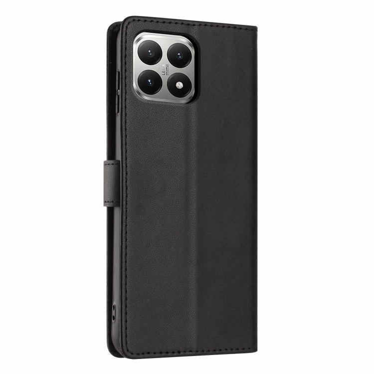For Xiaomi 15T Tree Cat Embossed Flip Vegan Leather Phone Case