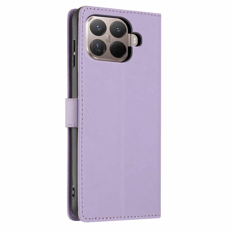 For Xiaomi 15T Pro Tree Cat Embossed Flip Vegan Leather Phone Case