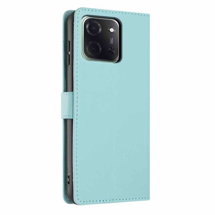 For Xiaomi Poco C85 5G Tree Cat Embossed Flip Vegan Leather Phone Case