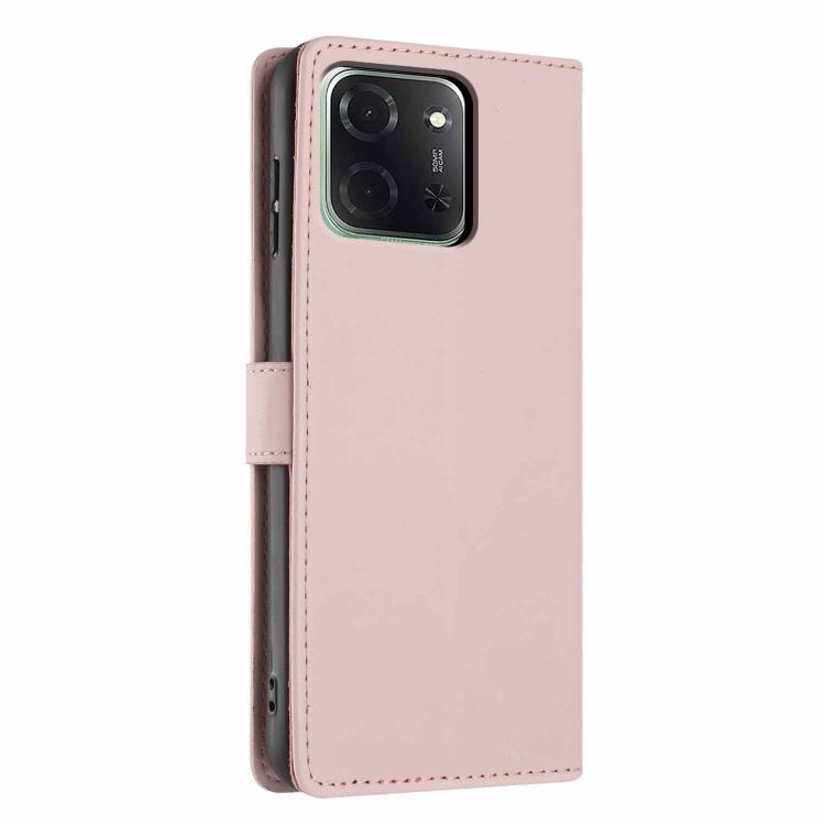 For Xiaomi Poco C85 5G Tree Cat Embossed Flip Vegan Leather Phone Case