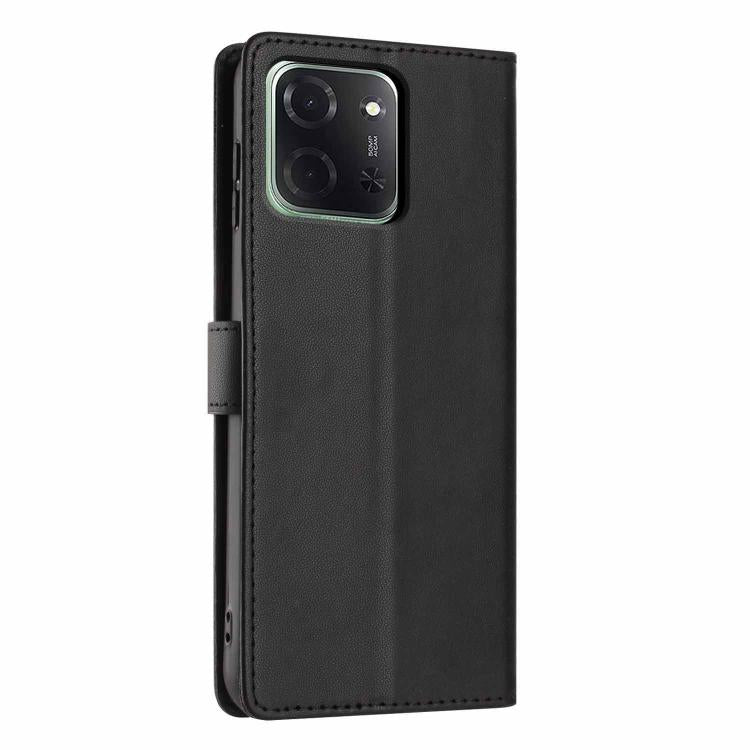 For Xiaomi Poco C85 5G Tree Cat Embossed Flip Vegan Leather Phone Case