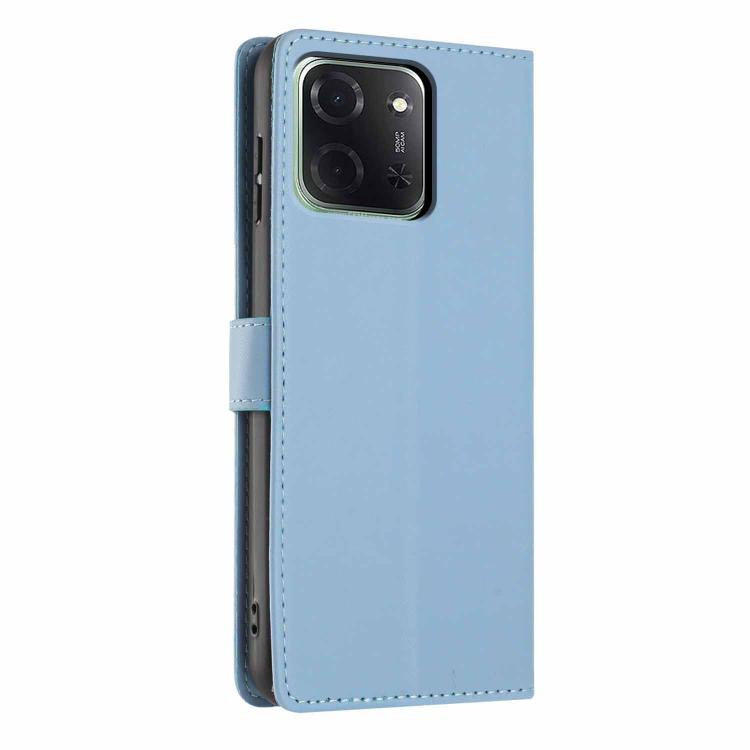 For Xiaomi Poco C85 5G Tree Cat Embossed Flip Vegan Leather Phone Case