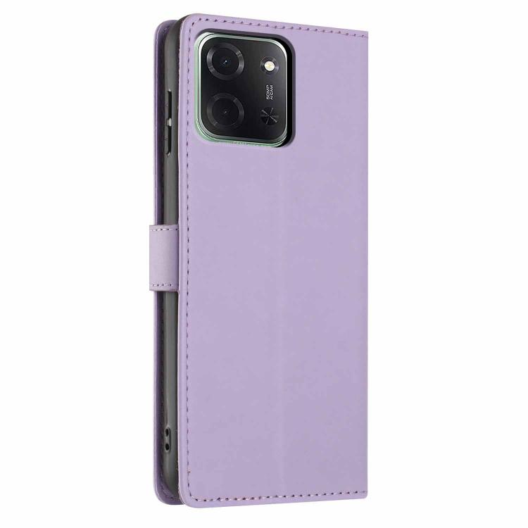 For Xiaomi Poco C85 5G Tree Cat Embossed Flip Vegan Leather Phone Case