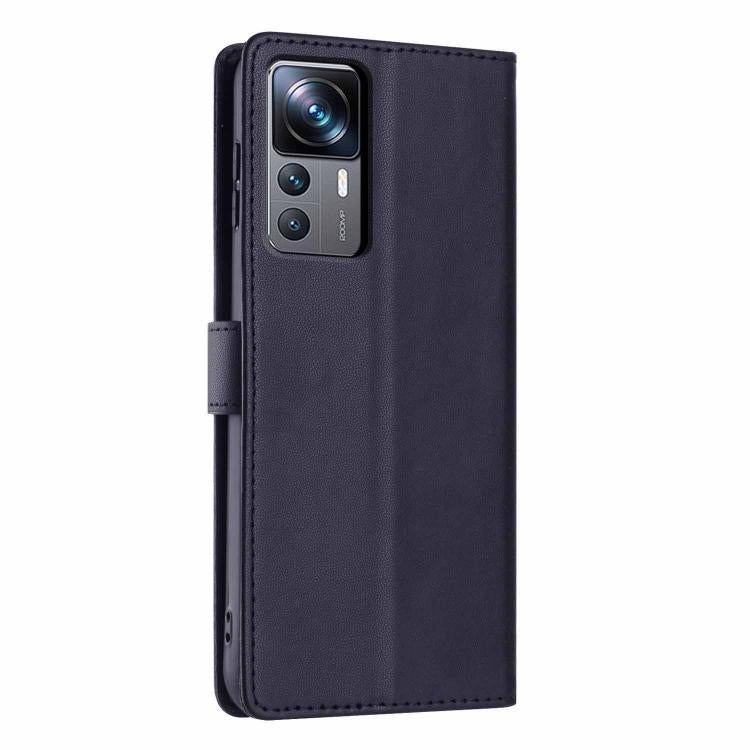 For Xiaomi 12T / 12T Pro Tree Cat Embossed Flip Vegan Leather Phone Case