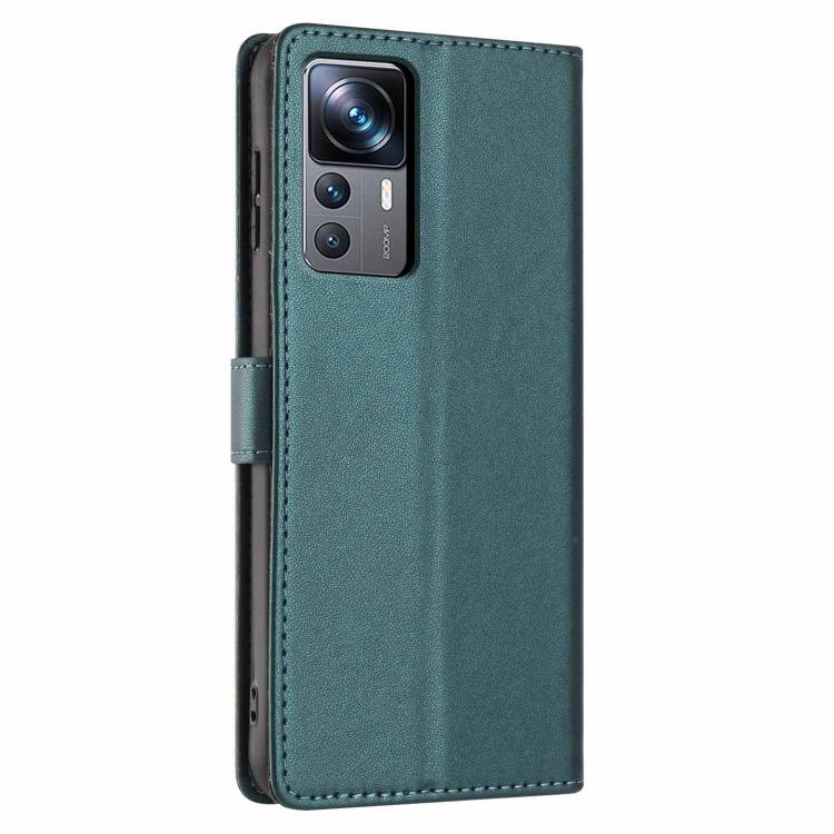 For Xiaomi 12T / 12T Pro Tree Cat Embossed Flip Vegan Leather Phone Case