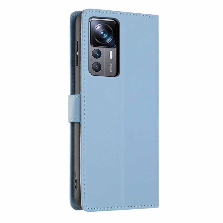 For Xiaomi 12T / 12T Pro Tree Cat Embossed Flip Vegan Leather Phone Case