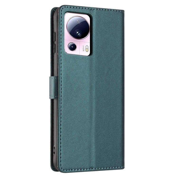 For Xiaomi 13 Lite Tree Cat Embossed Flip Vegan Leather Phone Case