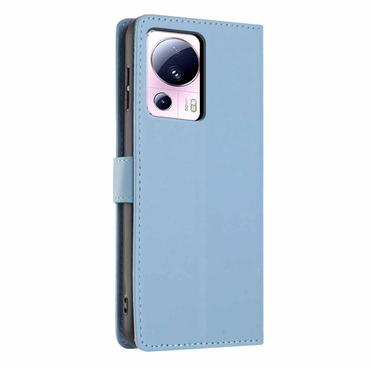 For Xiaomi 13 Lite Tree Cat Embossed Flip Vegan Leather Phone Case