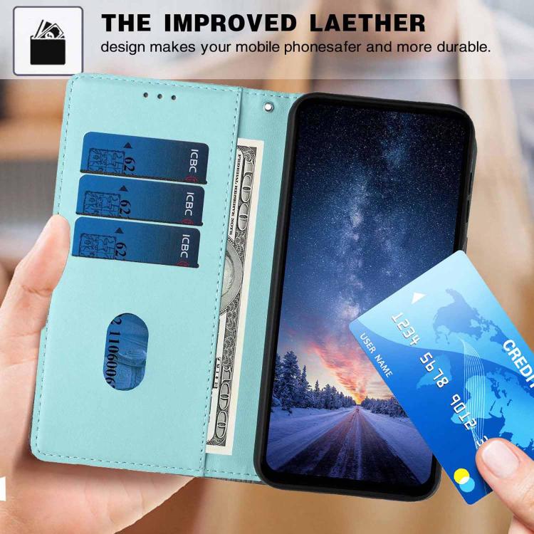 For Xiaomi 13 Pro Tree Cat Embossed Flip Vegan Leather Phone Case