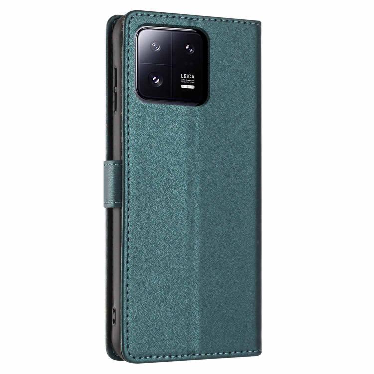 For Xiaomi 13 Pro Tree Cat Embossed Flip Vegan Leather Phone Case