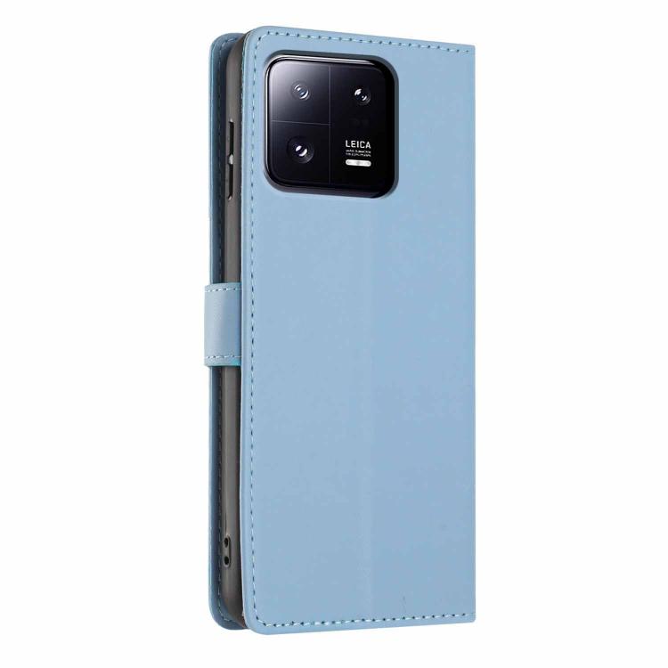 For Xiaomi 13 Pro Tree Cat Embossed Flip Vegan Leather Phone Case