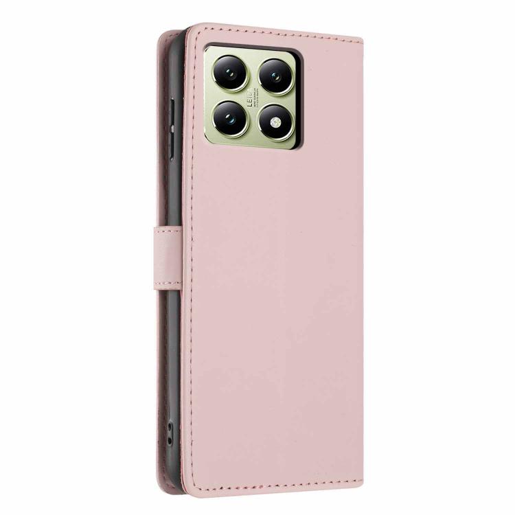 For Xiaomi 14T Tree Cat Embossed Flip Vegan Leather Phone Case