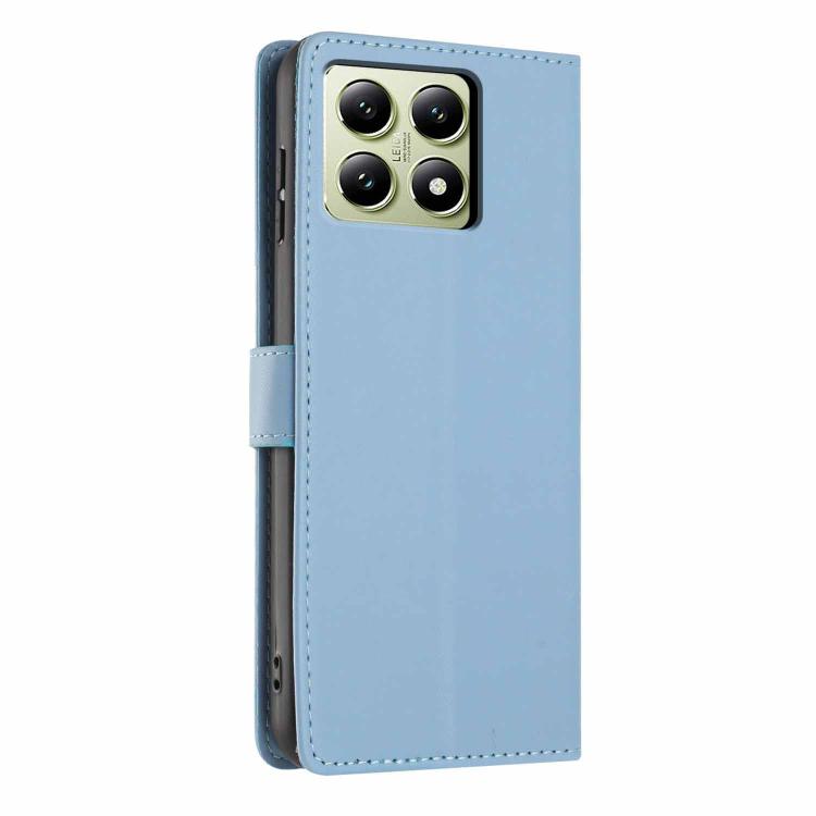 For Xiaomi 14T Tree Cat Embossed Flip Vegan Leather Phone Case