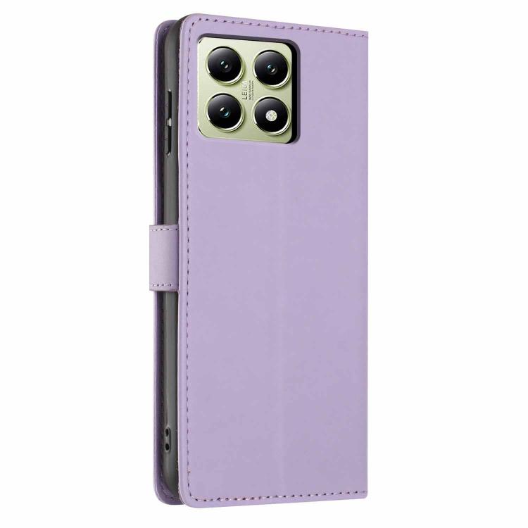 For Xiaomi 14T Tree Cat Embossed Flip Vegan Leather Phone Case