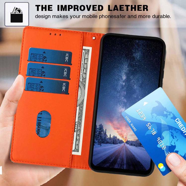 For Xiaomi 14T Pro Tree Cat Embossed Flip Vegan Leather Phone Case