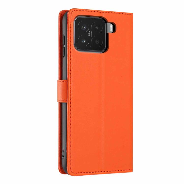 For Xiaomi 15 Tree Cat Embossed Flip Vegan Leather Phone Case