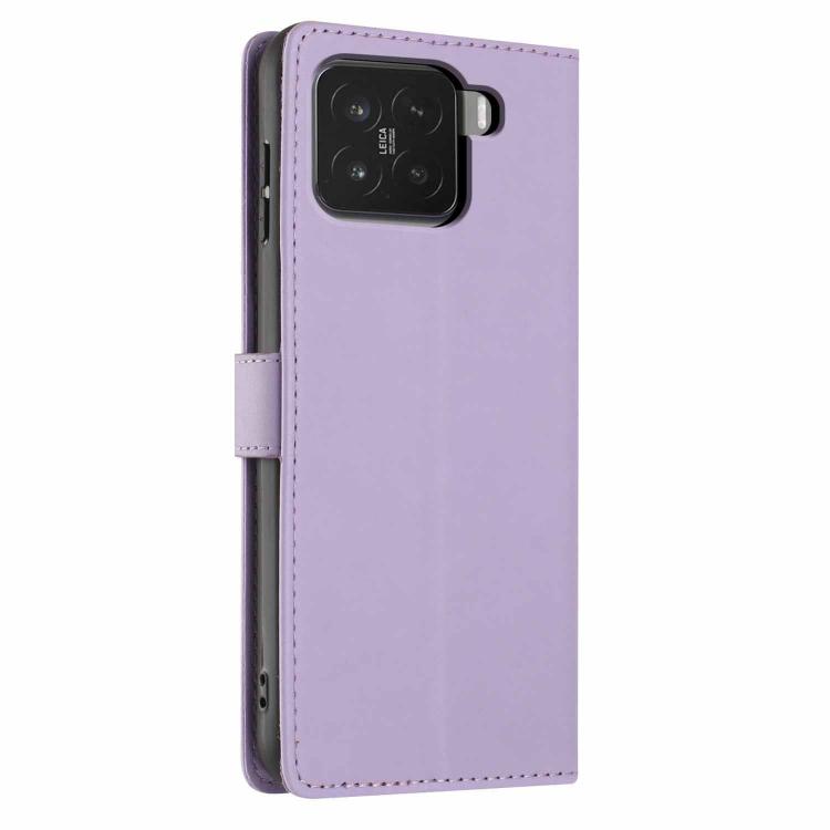 For Xiaomi 15 Tree Cat Embossed Flip Vegan Leather Phone Case