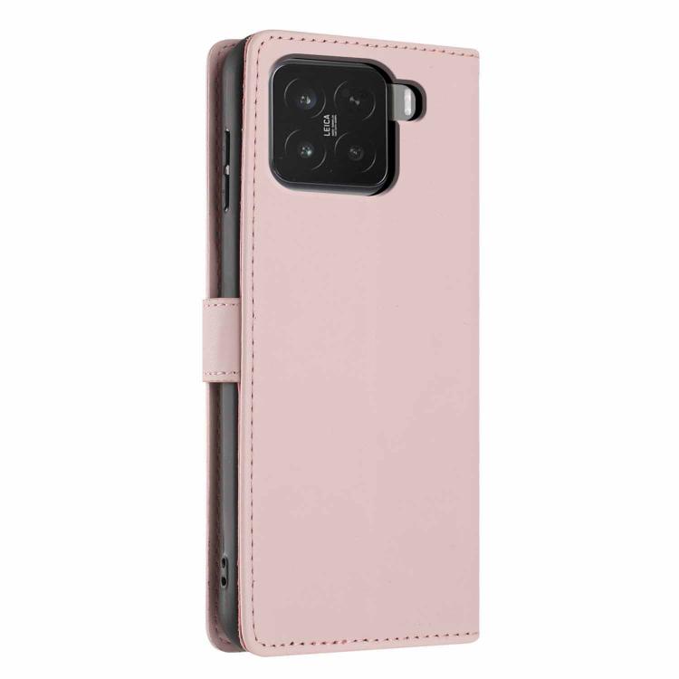 For Xiaomi 15 Pro Tree Cat Embossed Flip Vegan Leather Phone Case