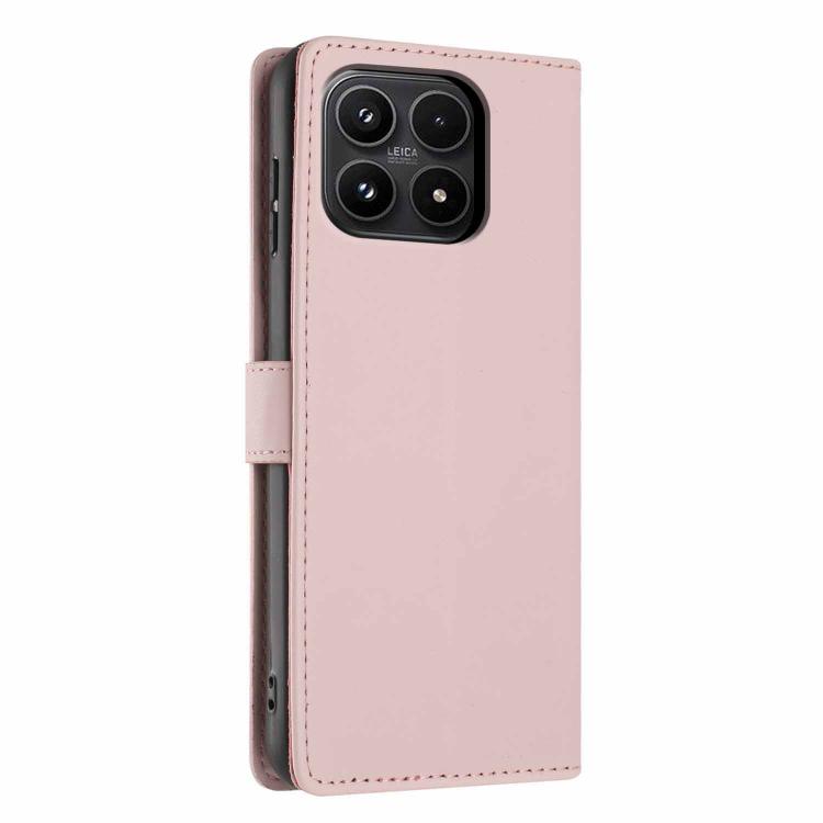 For Xiaomi 17 Tree Cat Embossed Flip Vegan Leather Phone Case