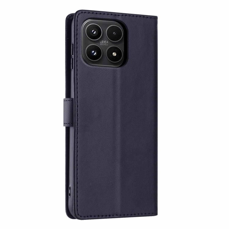 For Xiaomi 17 Tree Cat Embossed Flip Vegan Leather Phone Case