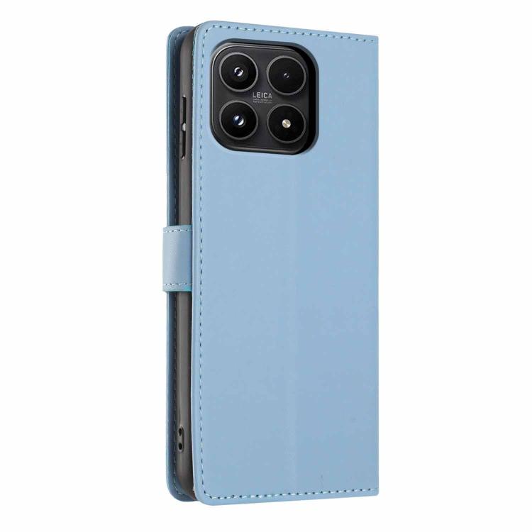 For Xiaomi 17 Tree Cat Embossed Flip Vegan Leather Phone Case