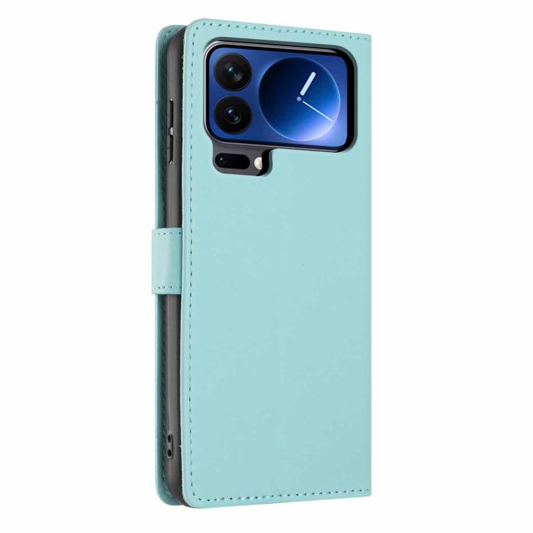 For Xiaomi 17 Pro Tree Cat Embossed Flip Vegan Leather Phone Case