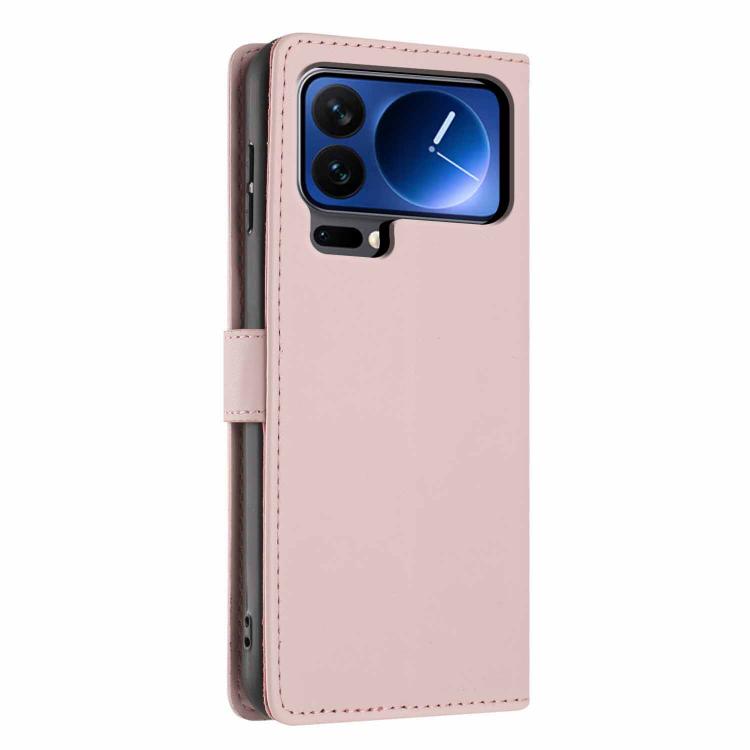 For Xiaomi 17 Pro Tree Cat Embossed Flip Vegan Leather Phone Case