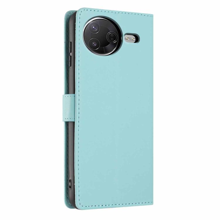 For Xiaomi Poco F7 Pro Tree Cat Embossed Flip Vegan Leather Phone Case