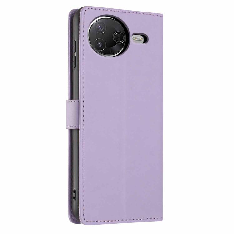 For Xiaomi Poco F7 Pro Tree Cat Embossed Flip Vegan Leather Phone Case