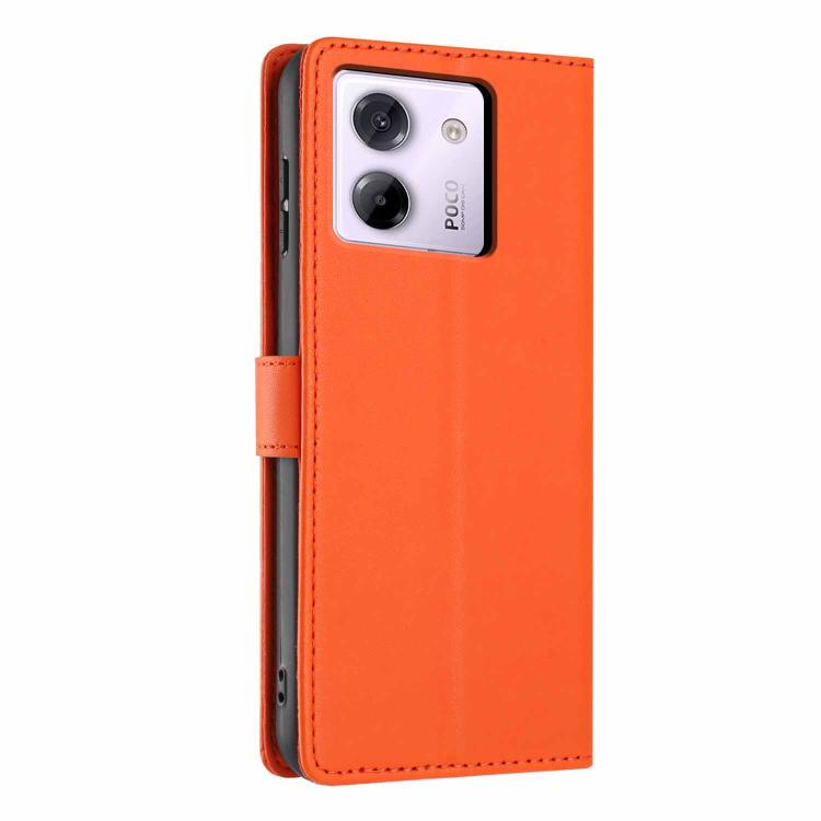 For Xiaomi Poco M7 Pro 5G Tree Cat Embossed Flip Vegan Leather Phone Case