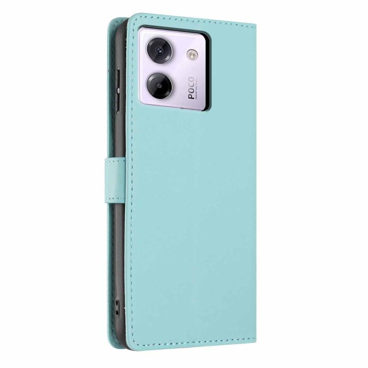 For Xiaomi Poco M7 Pro 5G Tree Cat Embossed Flip Vegan Leather Phone Case
