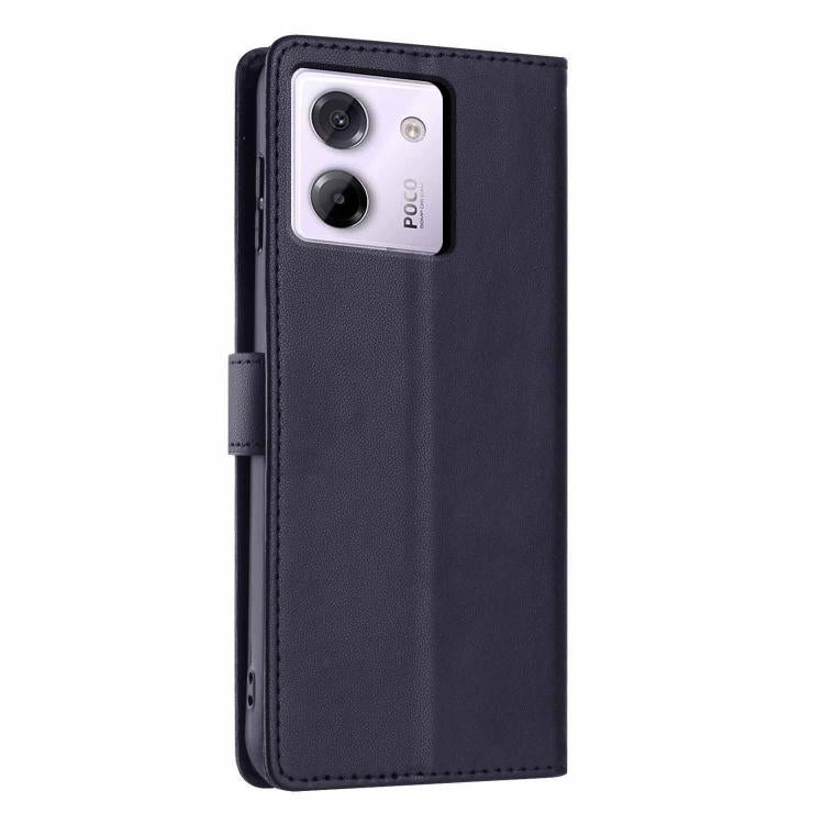 For Xiaomi Poco M7 Pro 5G Tree Cat Embossed Flip Vegan Leather Phone Case