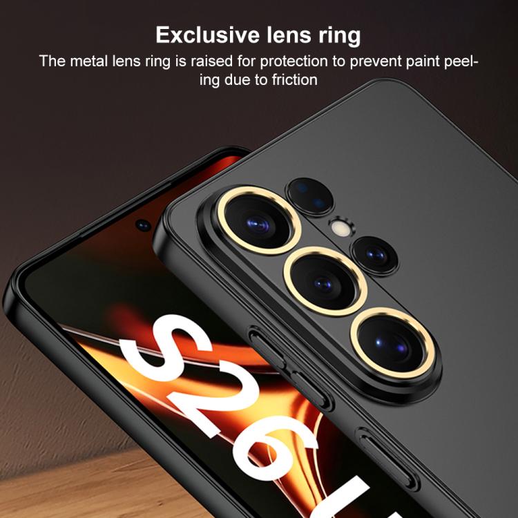 For Samsung Galaxy S26 Ultra 5G GKK Ultra-Thin Metal Lens Ring Phone Case