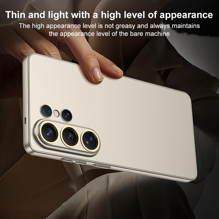 For Samsung Galaxy S26 Ultra 5G GKK Ultra-Thin Metal Lens Ring Phone Case