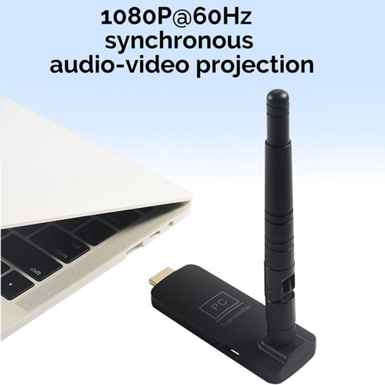 Measy AM18052T 5G Wireless Screen Mirroring Transmitter and Receiver Set - Black