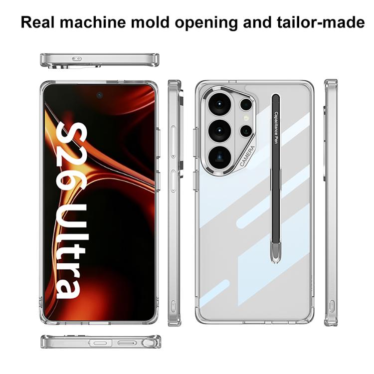For Samsung Galaxy S26 Ultra 5G GKK Space Series Airbag Full Coverage Phone Case with Pen Slot & Stylus