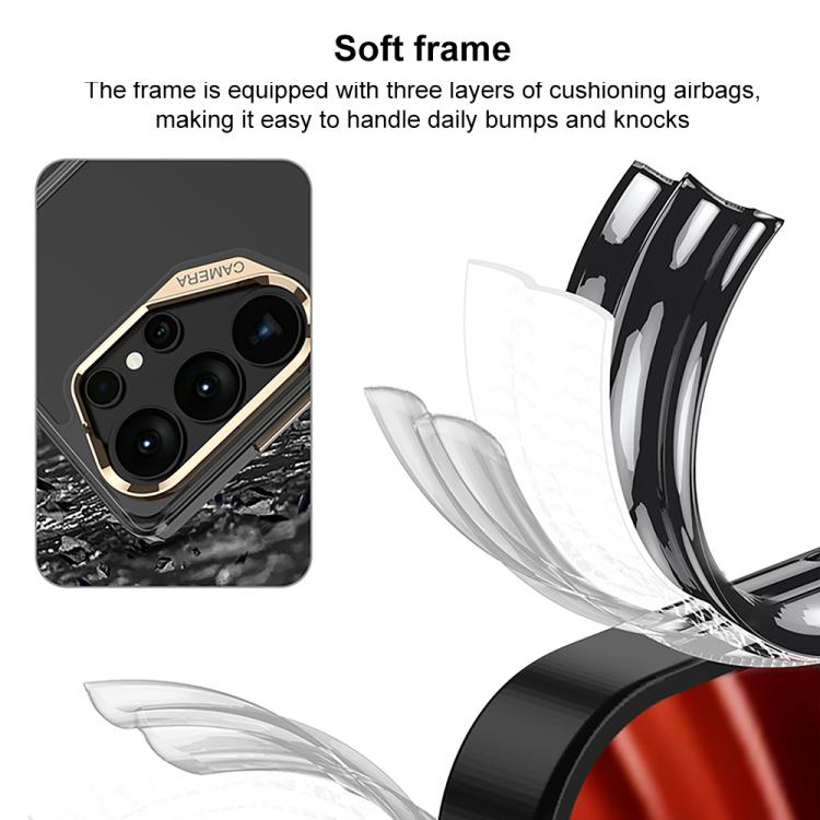 For Samsung Galaxy S26 Ultra 5G GKK Space Series Airbag Full Coverage Phone Case with Pen Slot & Stylus