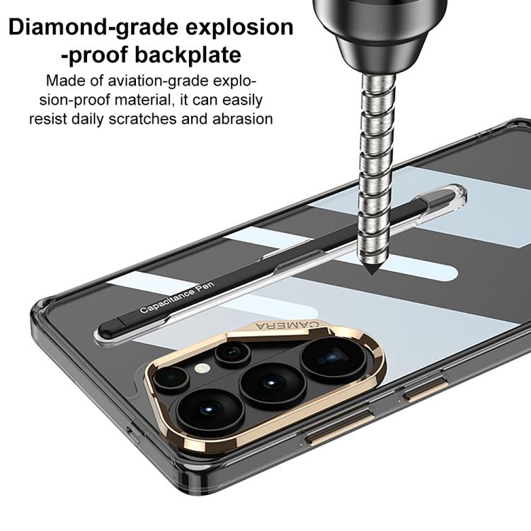 For Samsung Galaxy S26 Ultra 5G GKK Space Series Airbag Full Coverage Phone Case with Pen Slot & Stylus