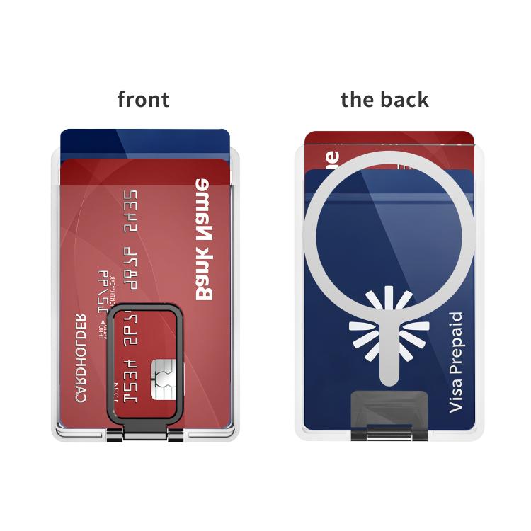 XDcase Magnetic Back Card Slot with Holder For iPhone / Galaxy & More