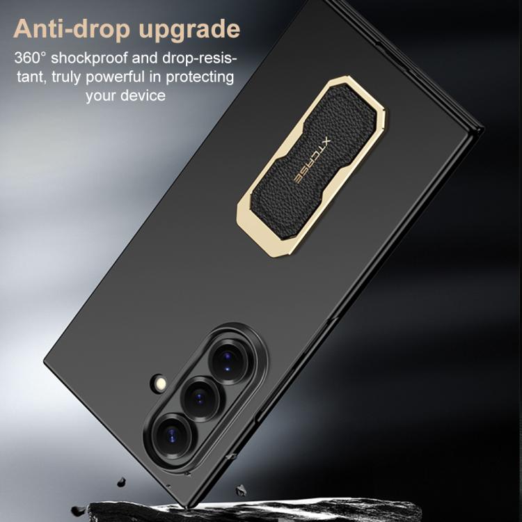For Samsung Galaxy Z TriFold GKK Integrated Ultra-thin Full Coverage Wristband Rotating Holder Phone Case