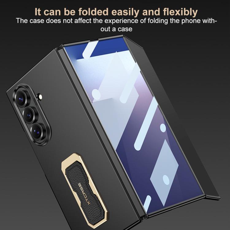 For Samsung Galaxy Z TriFold GKK Integrated Ultra-thin Full Coverage Wristband Rotating Holder Phone Case