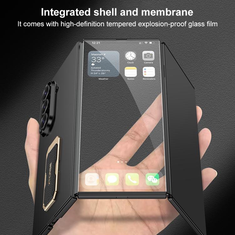 For Samsung Galaxy Z TriFold GKK Integrated Ultra-thin Full Coverage Wristband Rotating Holder Phone Case