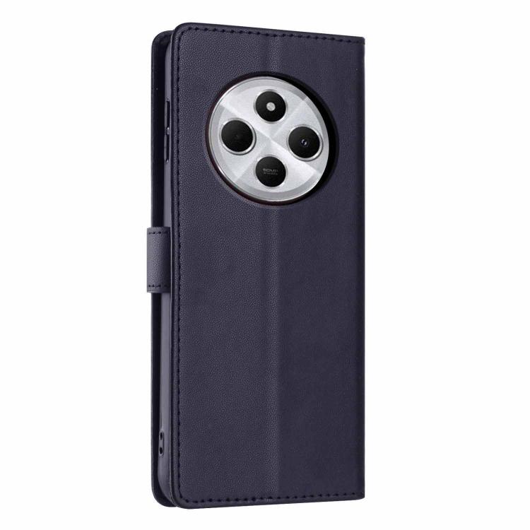 For Redmi 14C 4G / A3 Pro 4G Tree Cat Embossed Flip Vegan Leather Phone Case