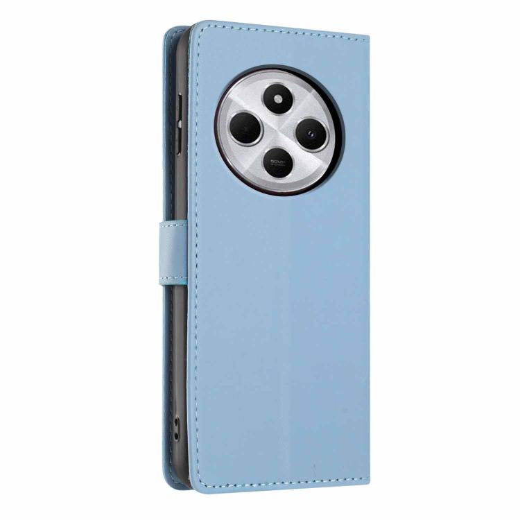 For Redmi 14C 4G / A3 Pro 4G Tree Cat Embossed Flip Vegan Leather Phone Case