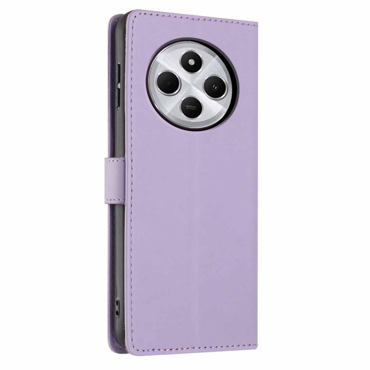 For Redmi 14C 4G / A3 Pro 4G Tree Cat Embossed Flip Vegan Leather Phone Case